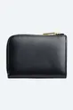 A.P.C. leather wallet navy