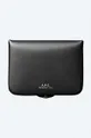black A.P.C. leather wallet Josh Coin-Purse Unisex