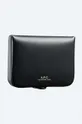 black A.P.C. leather wallet Josh Coin-Purse