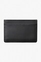 Accesorii A.P.C. carcasă din piele Cartes Andre PXAWV.H63028 negru
