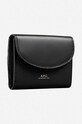 A.P.C. leather wallet Buisness Card black PXAWV.F63349