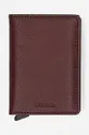 maroon Secrid leather wallet Unisex