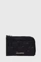 črna Usnjena denarnica Karl Lagerfeld Unisex