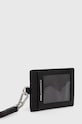 Akcesoria Karl Lagerfeld etui na karty skórzane 241W3205 czarny