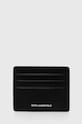 Шкіряний чохол на банківські карти Karl Lagerfeld 245W3216 чорний AA00