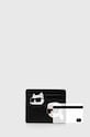 Шкіряний чохол на банківські карти Karl Lagerfeld чорний 245W3216