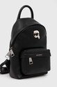 Kožený ruksak Karl Lagerfeld 245W3194 čierna AA00