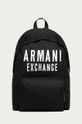 czarny Armani Exchange - Plecak Męski