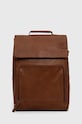 Strellson Ghiozdan de piele uni maro 4010002587.703