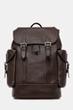 Coach ghiozdan de piele uni maro CV982