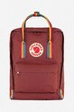 Рюкзак Fjallraven Kanken Rainbow аплікація червоний F23620.326.907