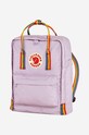 Рюкзак Fjallraven Kanken Rainbow аппликация фиолетовой F23620.457.907