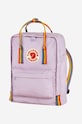 Рюкзак Fjallraven Kanken Rainbow аплікація фіолетовий F23620.457.907