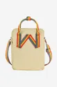 Чанта през рамо Fjallraven Kanken Rainbow Sling Основен материал: 65% полиестер, 35% памук Подплата: 100% полиамид