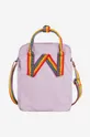 Чанта през рамо Fjallraven Kanken Rainbow Sling Основен материал: 65% полиестер, 35% памук Подплата: 100% полиамид