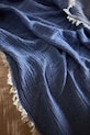 Calma House cuvertură de pat din bumbac Layer 120 x 180 cm LAYER.120P.AZU bleumarin