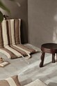 ferm LIVING poduszka na krzesło brązowy 1104269088