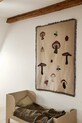 ferm LIVING koc bawełniany Forest Tapestry 120 x 170 cm 1104264911 beżowy