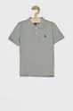 Polo Ralph Lauren - Detské polo tričko 92-104 cm sivá