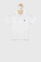 Детское хлопковое поло United Colors of Benetton хлопок бежевый 3089G3008.P.NOS