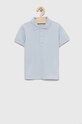 Детское хлопковое поло United Colors of Benetton хлопок голубой 3089G3008.P.NOS