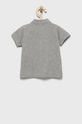 Dětská bavlněná polokošile United Colors of Benetton 3089G3008.P.NOS šedá AA00