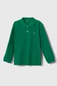verde United Colors of Benetton longsleeve in cotone bambino/a Ragazzi