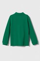 United Colors of Benetton longsleeve din bumbac pentru copii 3089G3009.P.NOS verde AA00