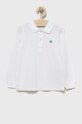 Хлопковый детский лонгслив United Colors of Benetton хлопок белый 3089G3009.P.NOS