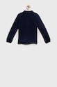 Хлопковый детский лонгслив United Colors of Benetton 3089G3009.P.NOS тёмно-синий AA00
