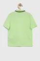Παιδικά βαμβακερά μπλουζάκια πόλο EA7 Emporio Armani πράσινο