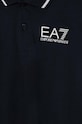 Băieți EA7 Emporio Armani tricouri polo din bumbac pentru copii 8NBF51.BJ02Z albastru