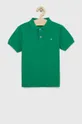 πράσινο Παιδικά βαμβακερά μπλουζάκια πόλο United Colors of Benetton Για αγόρια