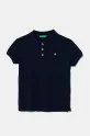 United Colors of Benetton polo dziecięce z elastanem granatowy 3WG9C300O.G.NOS