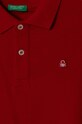 Chłopiec United Colors of Benetton polo bawełniane dziecięce 3089C300Q.G.NOS.9BYX czerwony
