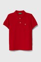 Детское хлопковое поло United Colors of Benetton хлопок красный 3089G3008.P.NOS.9BYX