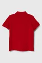 Παιδικά βαμβακερά μπλουζάκια πόλο United Colors of Benetton κόκκινο