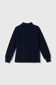 Хлопковый детский лонгслив United Colors of Benetton 3089C300Z.G.NOS тёмно-синий AA00