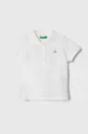 λευκό Παιδικό πουκάμισο πόλο United Colors of Benetton Για αγόρια