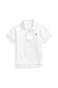 Бебешка памучна тениска с яка Polo Ralph Lauren 320570127001 бял AA00