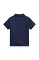 Хлопковое поло для младенцев Polo Ralph Lauren 320570127002 тёмно-синий AA00