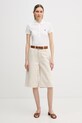 Polo Ralph Lauren polo damskie 211B18200 beżowy AA00