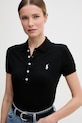 Polo Ralph Lauren polo damskie czarny 211B18200