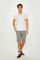 Tommy Jeans - Pánske polo tričko DM0DM04266 biela AA00