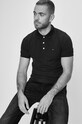 Tommy Jeans - Pánske polo tričko DM0DM04266 čierna
