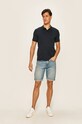 Selected Homme - Pánske polo tričko 16072841 tmavomodrá AA00