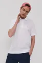 λευκό Βαμβακερό μπλουζάκι πόλο Jack & Jones