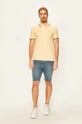 Polo majica Jack & Jones zlatna