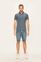Polo tričko Jack & Jones 12136668 modrá AA00