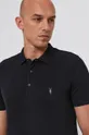tmavomodrá AllSaints - Polo tričko Reform Polo